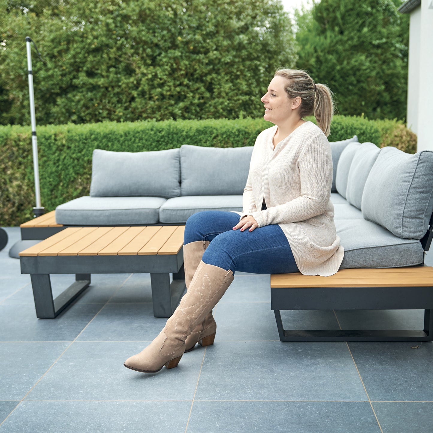 XL laarzen voor brede kuiten - model Vanessa