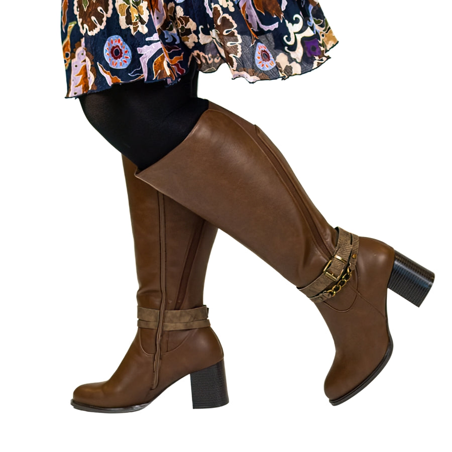 Bottes 2XL pour mollets larges - Modele Lemon