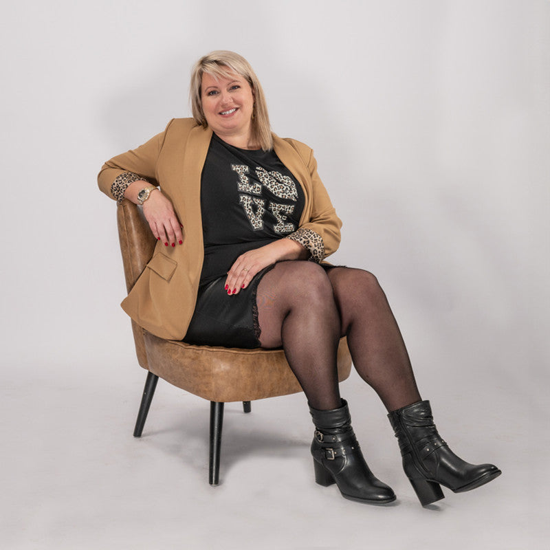 Bottes 2XL pour mollets larges - Modele Emma