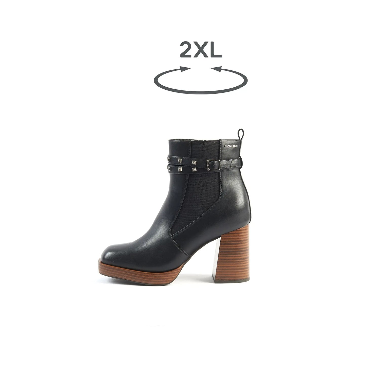 Bottines chevilles & pieds larges 2XL - Modèle Kim