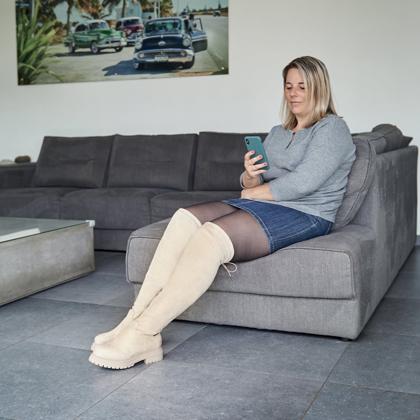 Waders 2XL for wide calves - Modele Aurelie