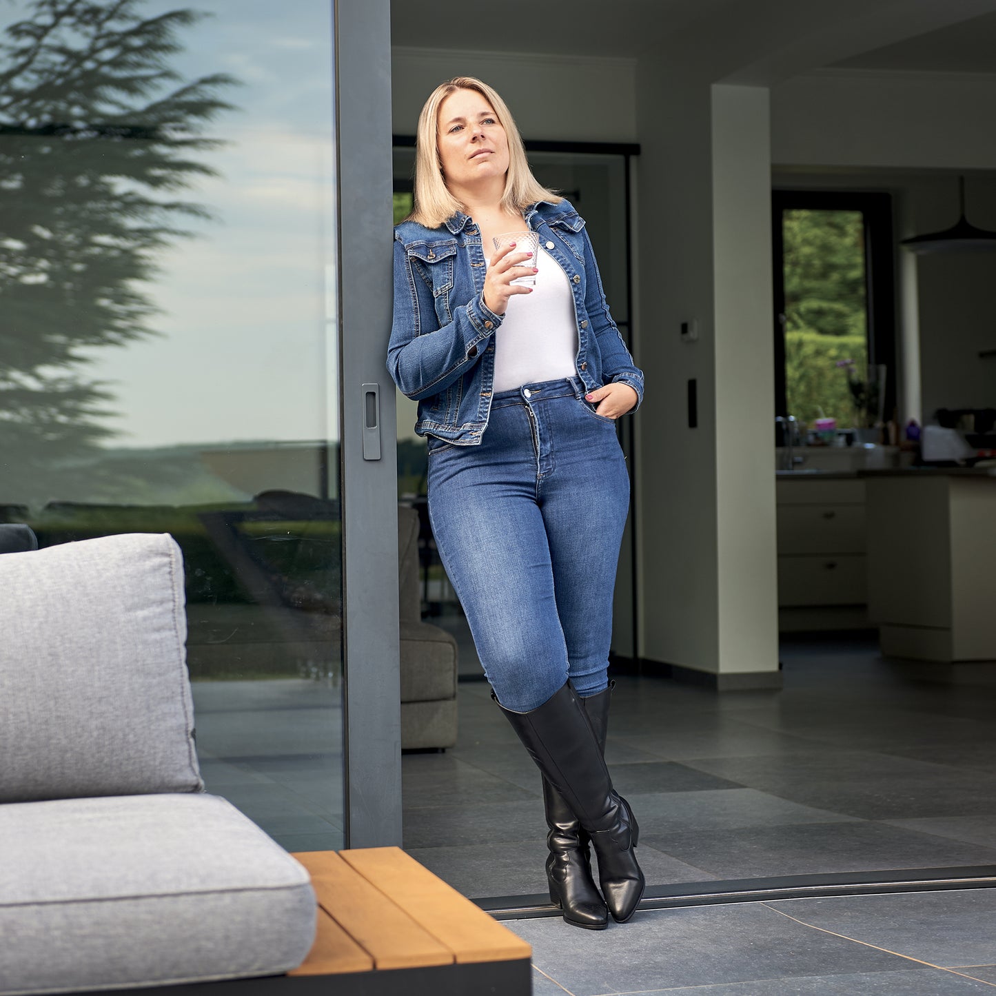 Stivali XL per polpacci larghi - Modello Vanessa