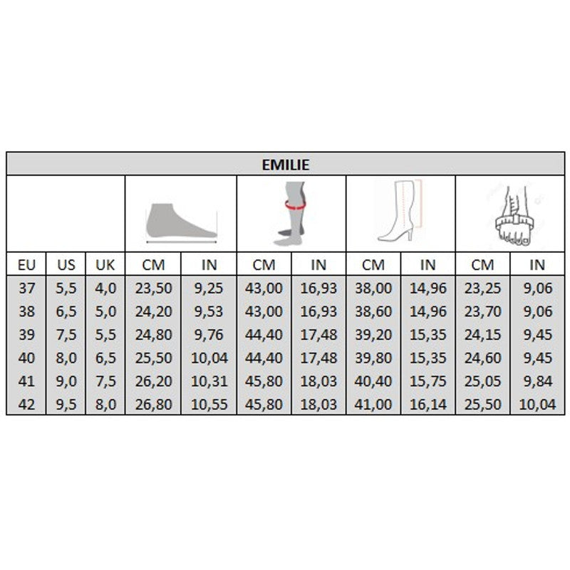 Bottes XL pour mollets larges - Modele Emilie