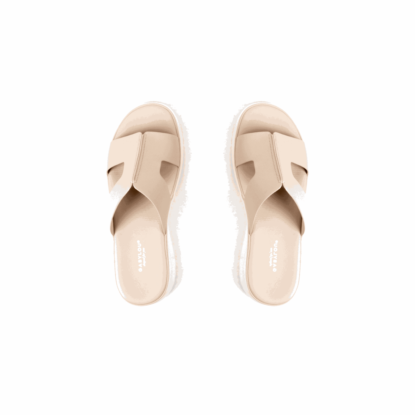 Mules pieds larges ajustables H - Modele Emy