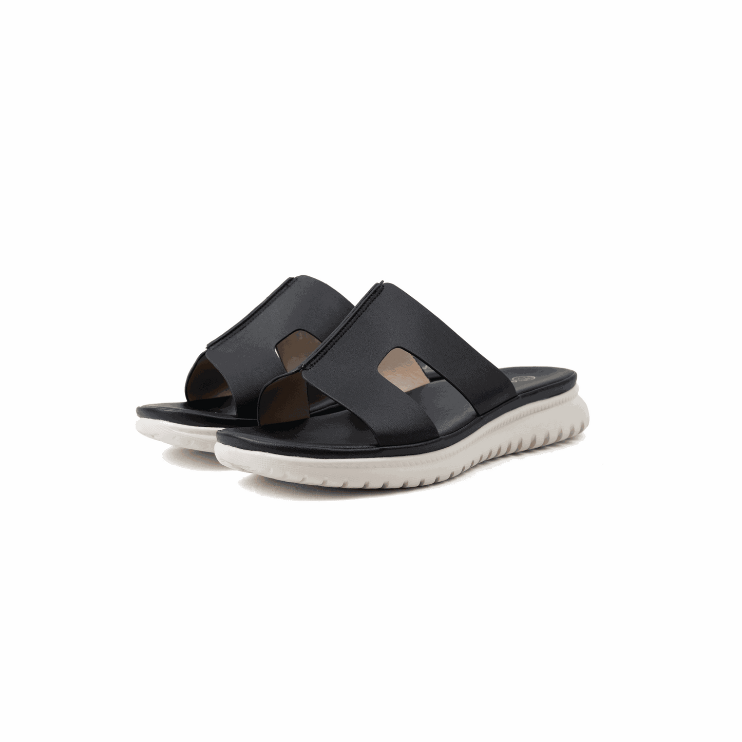 Mules pieds larges ajustables H - Modele Emy