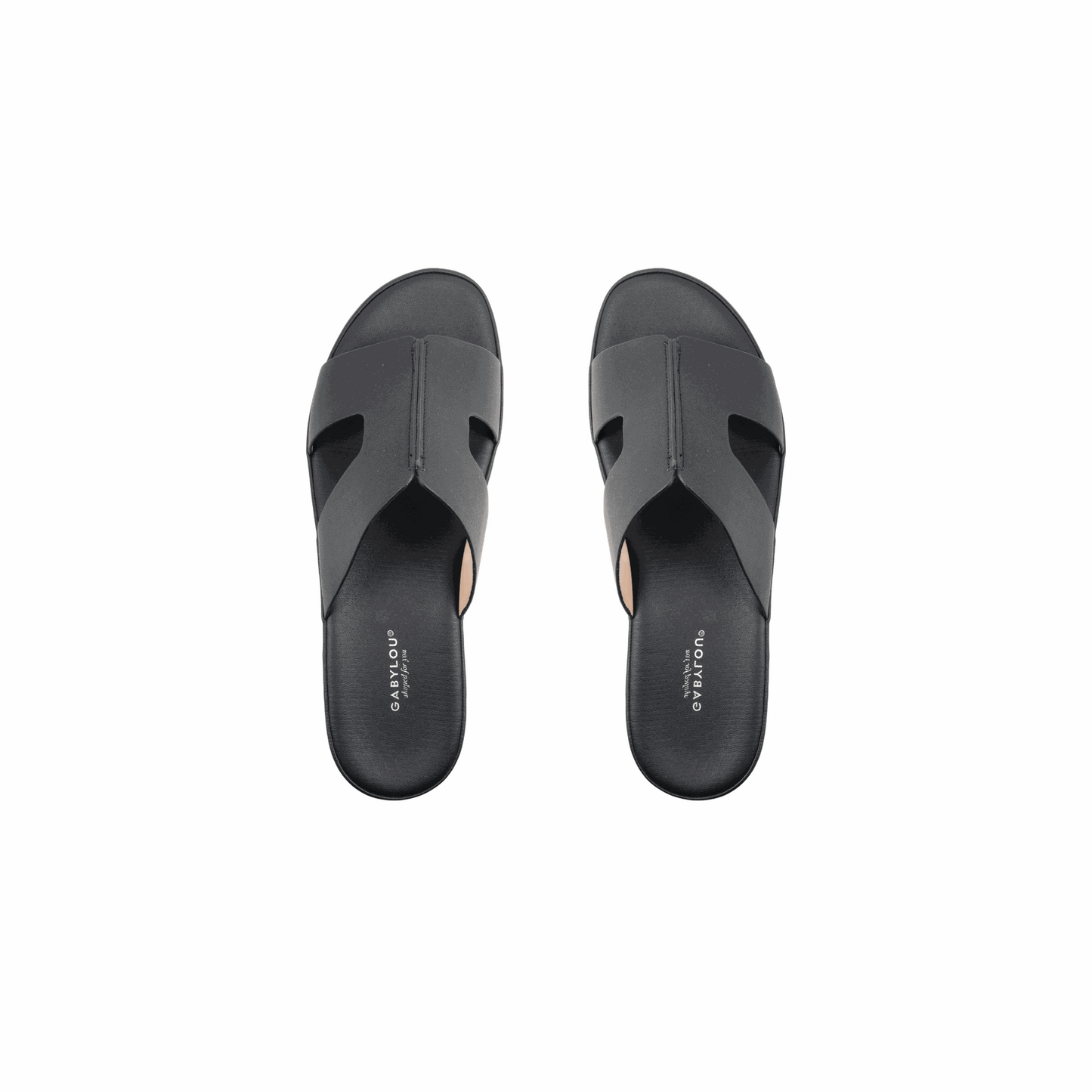 Mules pieds larges ajustables H - Modele Emy