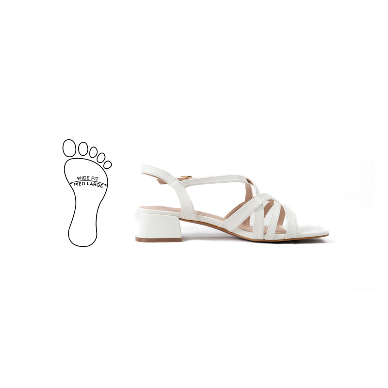Verstelbare plateausandalen H - model Eva