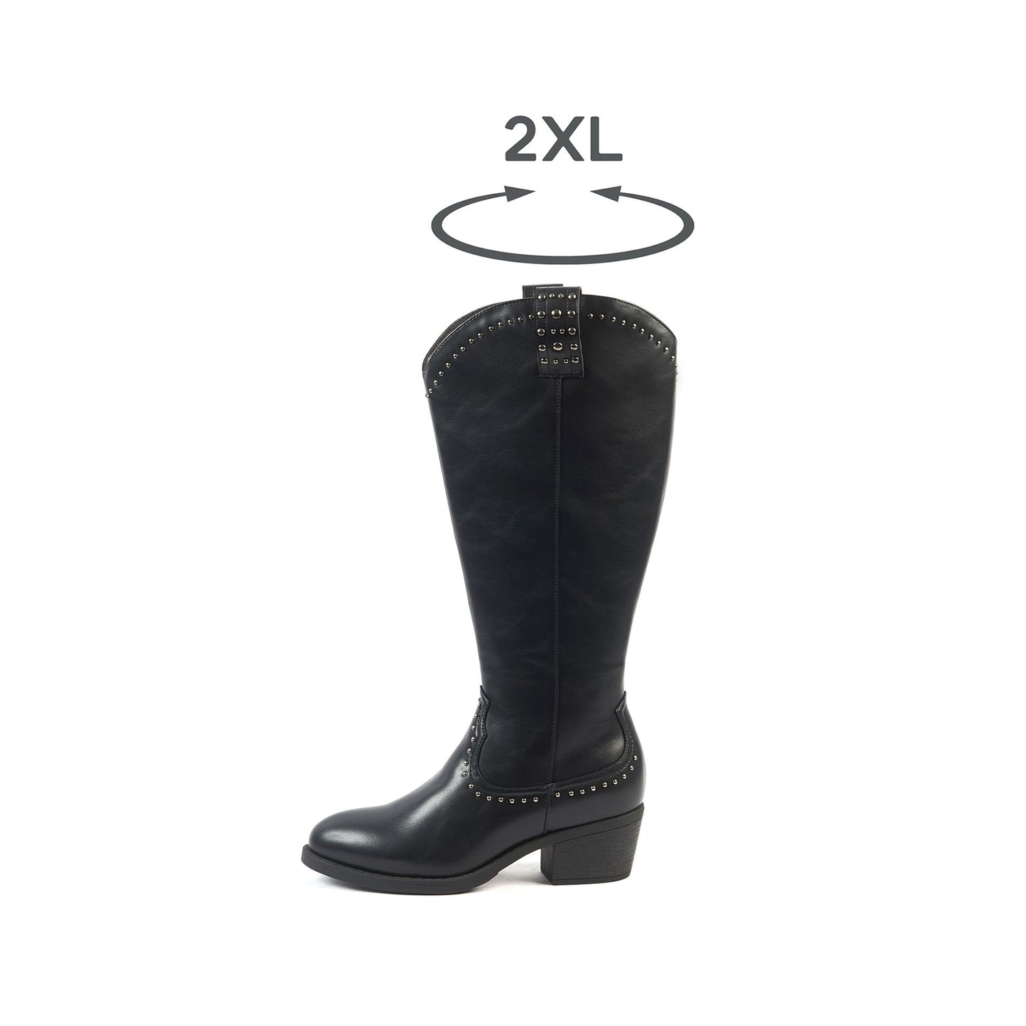 Bottes 2XL pour mollets larges - Modele Grapes
