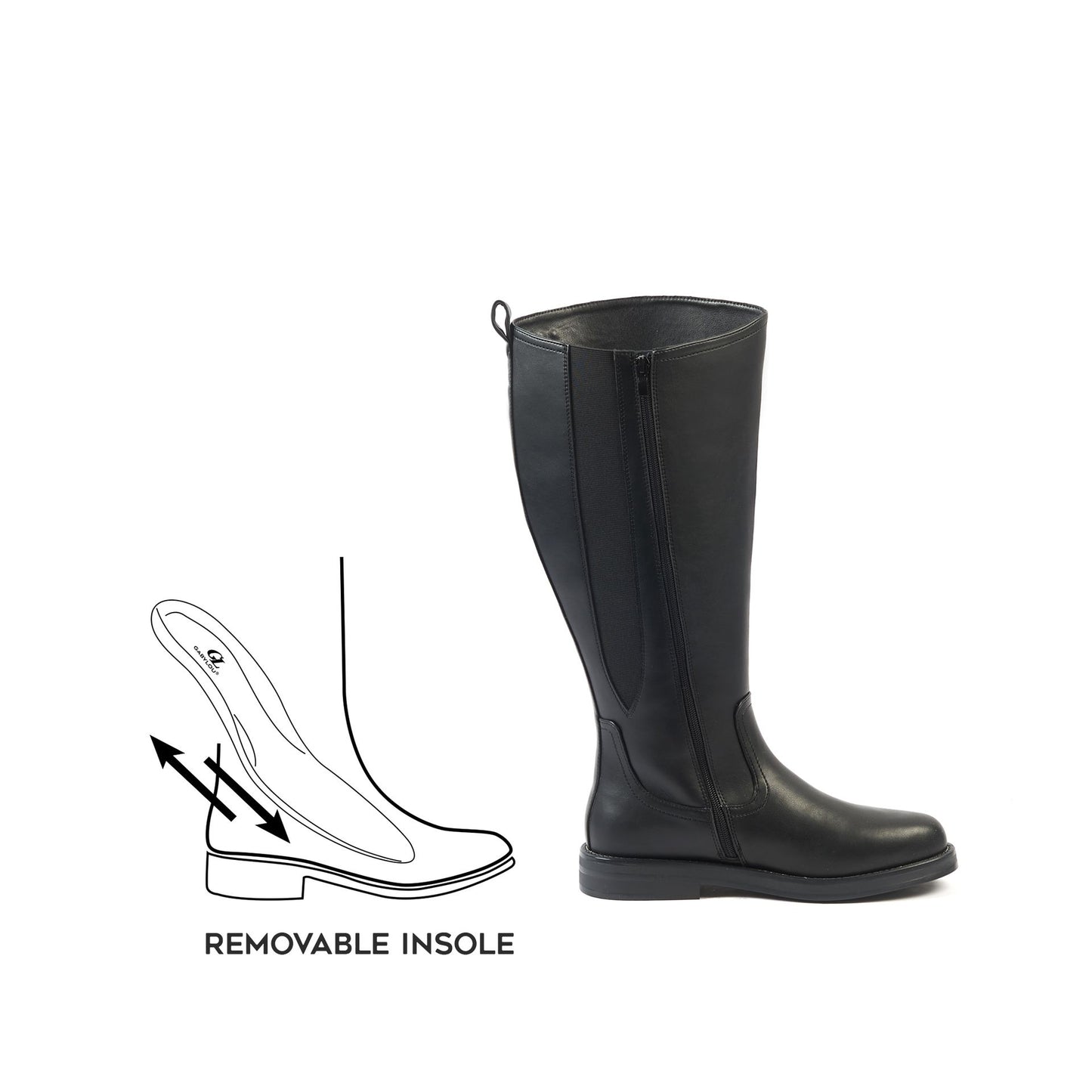 Stiefel 2XL für breite Waden - Modell Melania