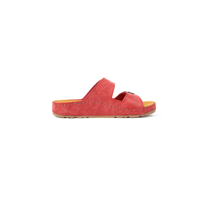 H wijdte sandalen voor brede voeten - Hibiscus model