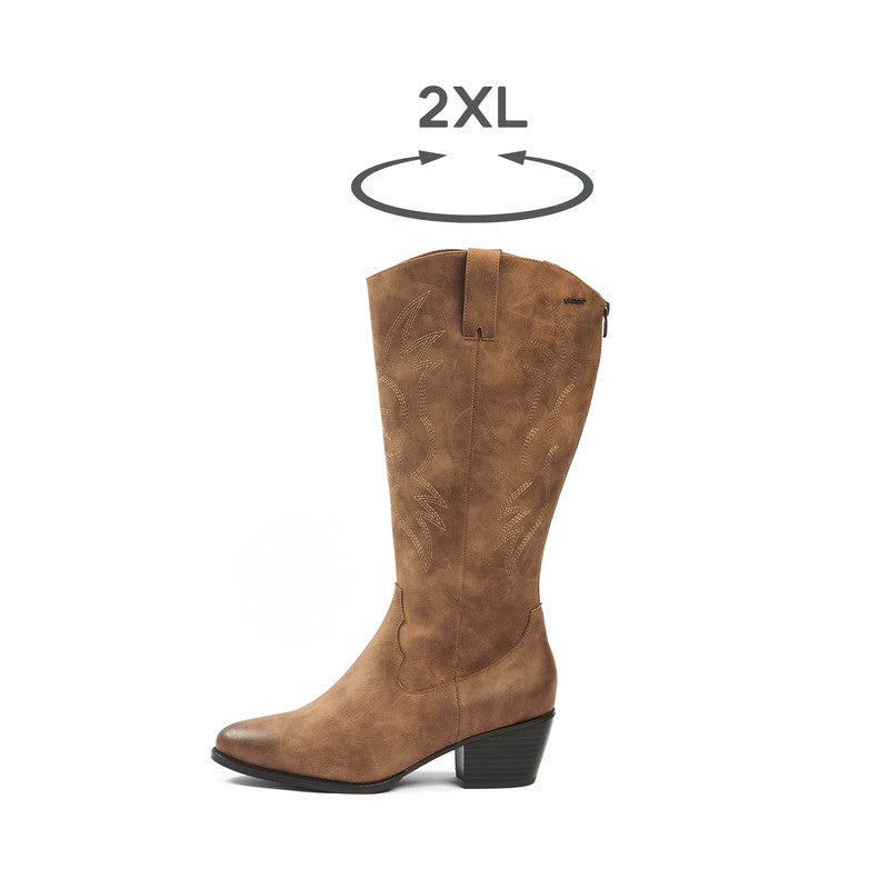 Bottes 2XL pour mollets larges - Modele Irina