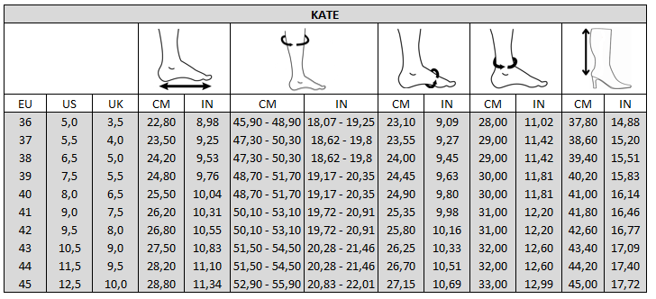Bottes 4XL pour mollets larges - Modele Kate