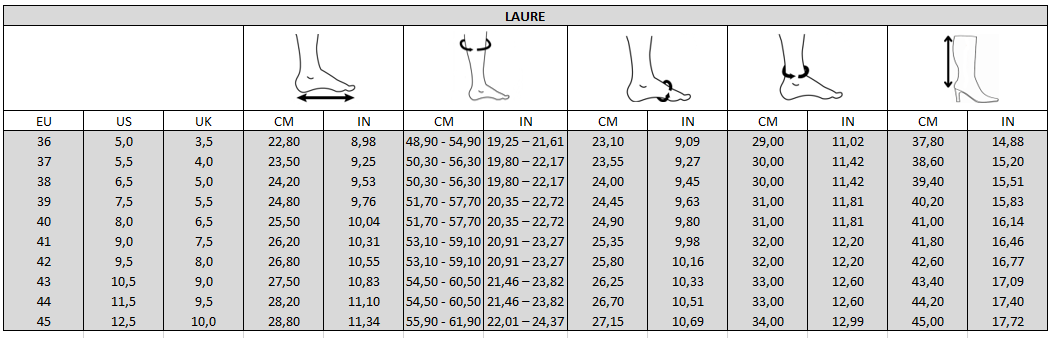 Bottes VARIO 5XL/6XL pour mollets larges - Modele Laure