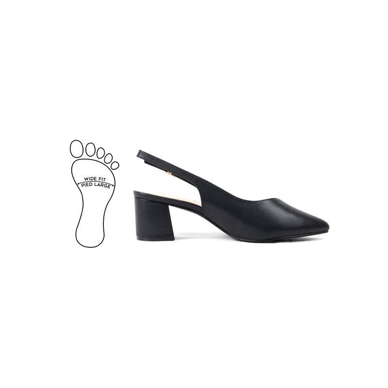 Verstellbare Sandalen mit breitem Fußabsatz H - Modell Lea