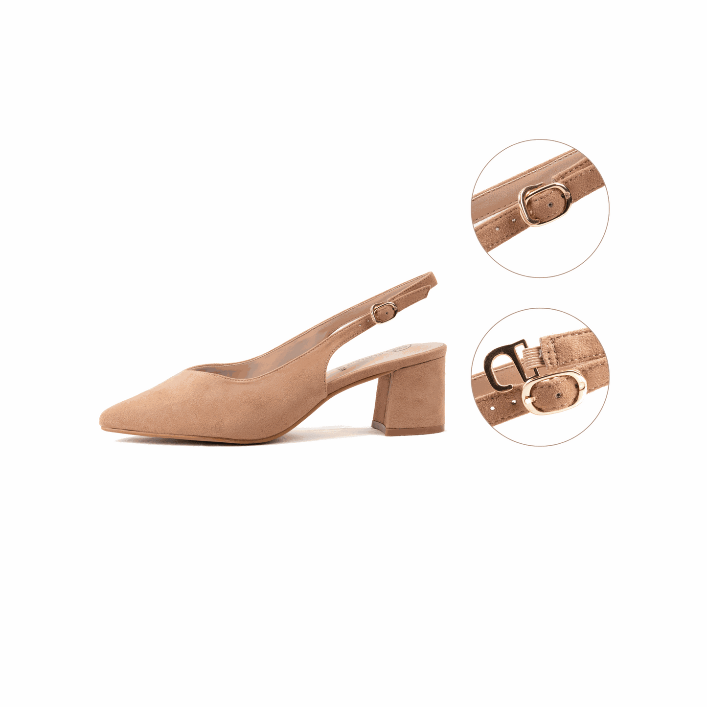 Verstelbare plateausandalen H - model Lea