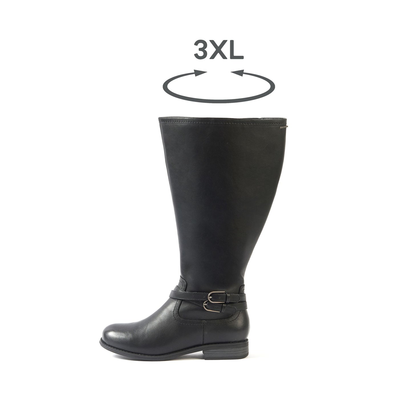 3XL laarzen met brede kuit - model Lise
