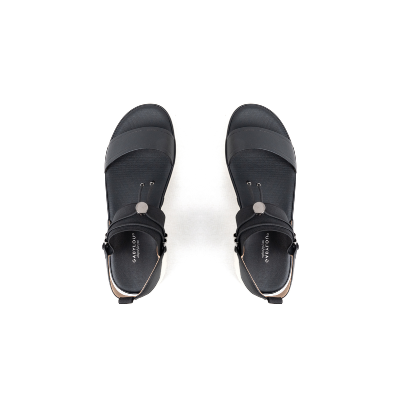 Sandales à talons pieds larges ajustables H - Modele Lou