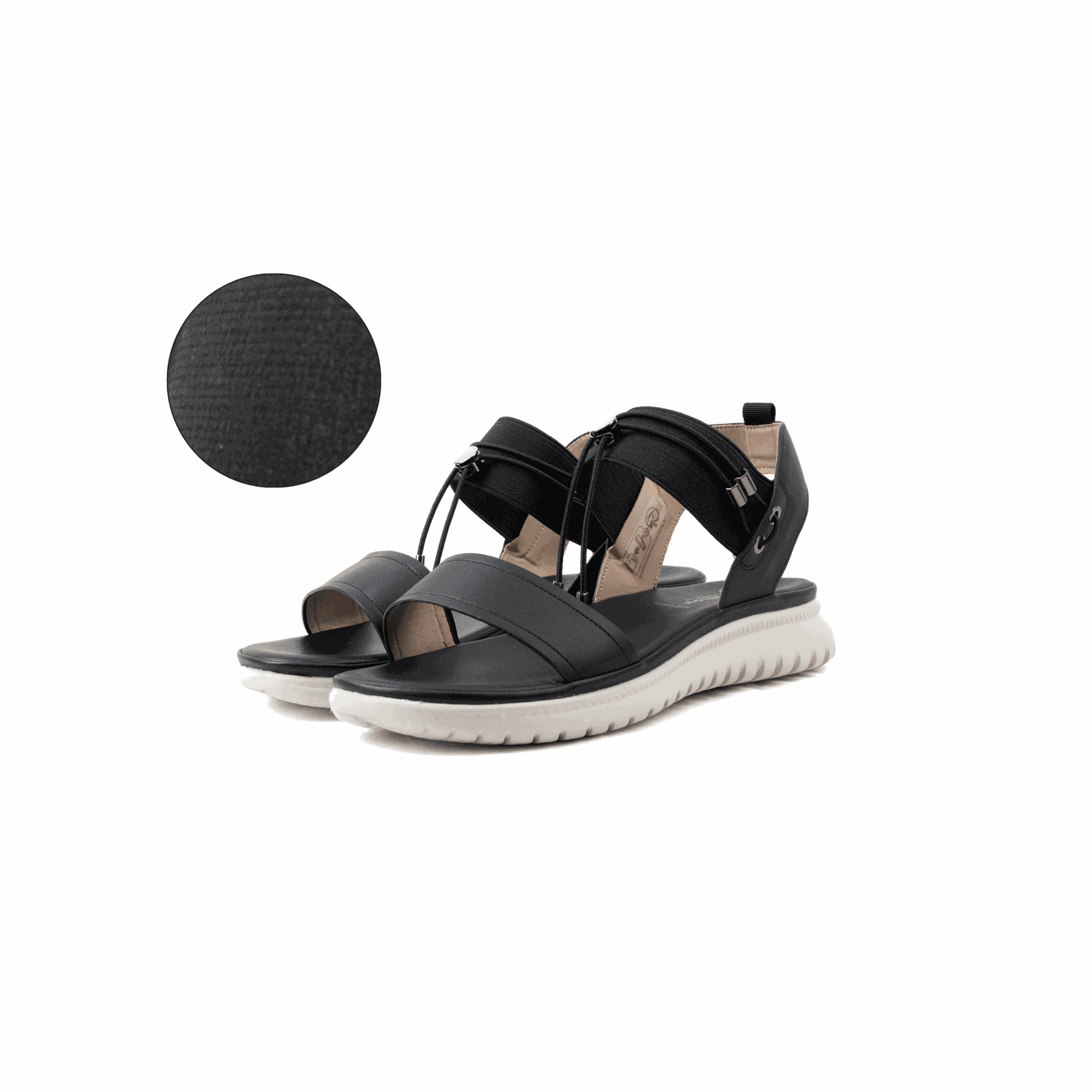 Sandales à talons pieds larges ajustables H - Modele Lou