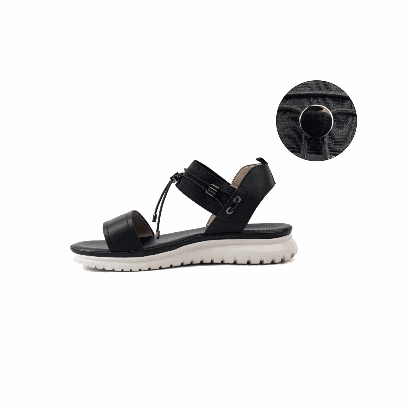 Sandales à talons pieds larges ajustables H - Modele Lou