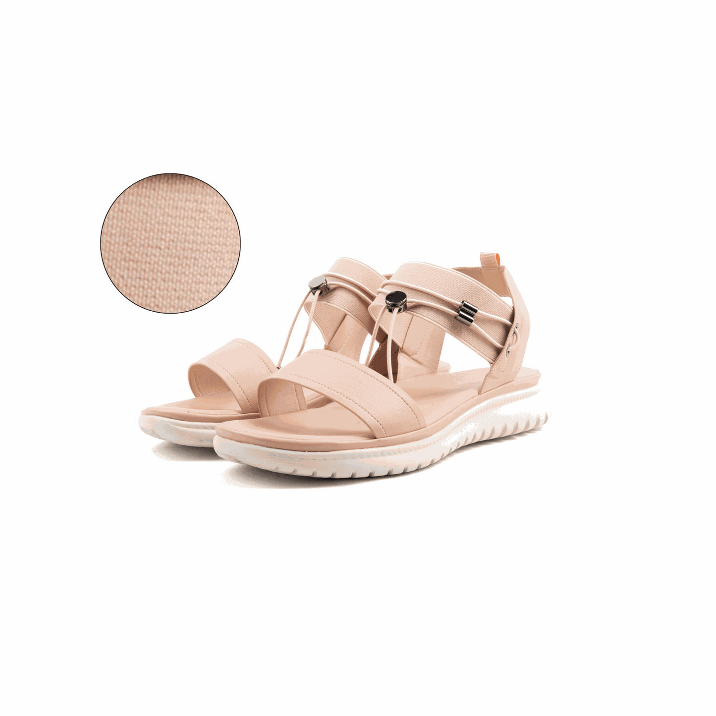 Sandales à talons pieds larges ajustables H - Modele Lou