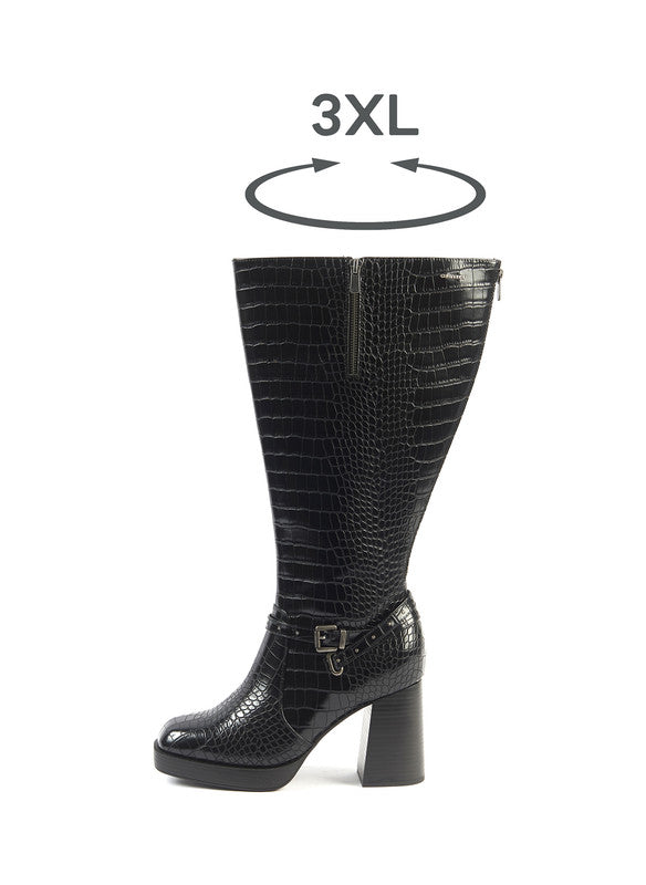 Bottes 3XL pour mollets larges - Modele Manon