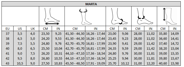 2XL wide calf boots - Marta model