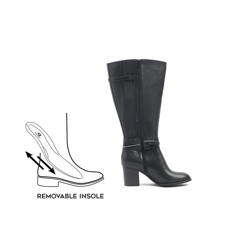Bottes 2XL pour mollets larges - Modele Meghan