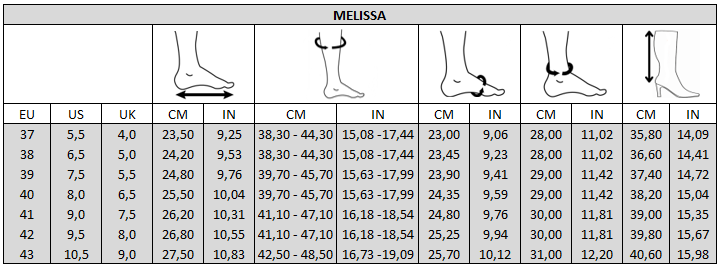 Bottes 2XL pour mollets larges - Modele Melissa