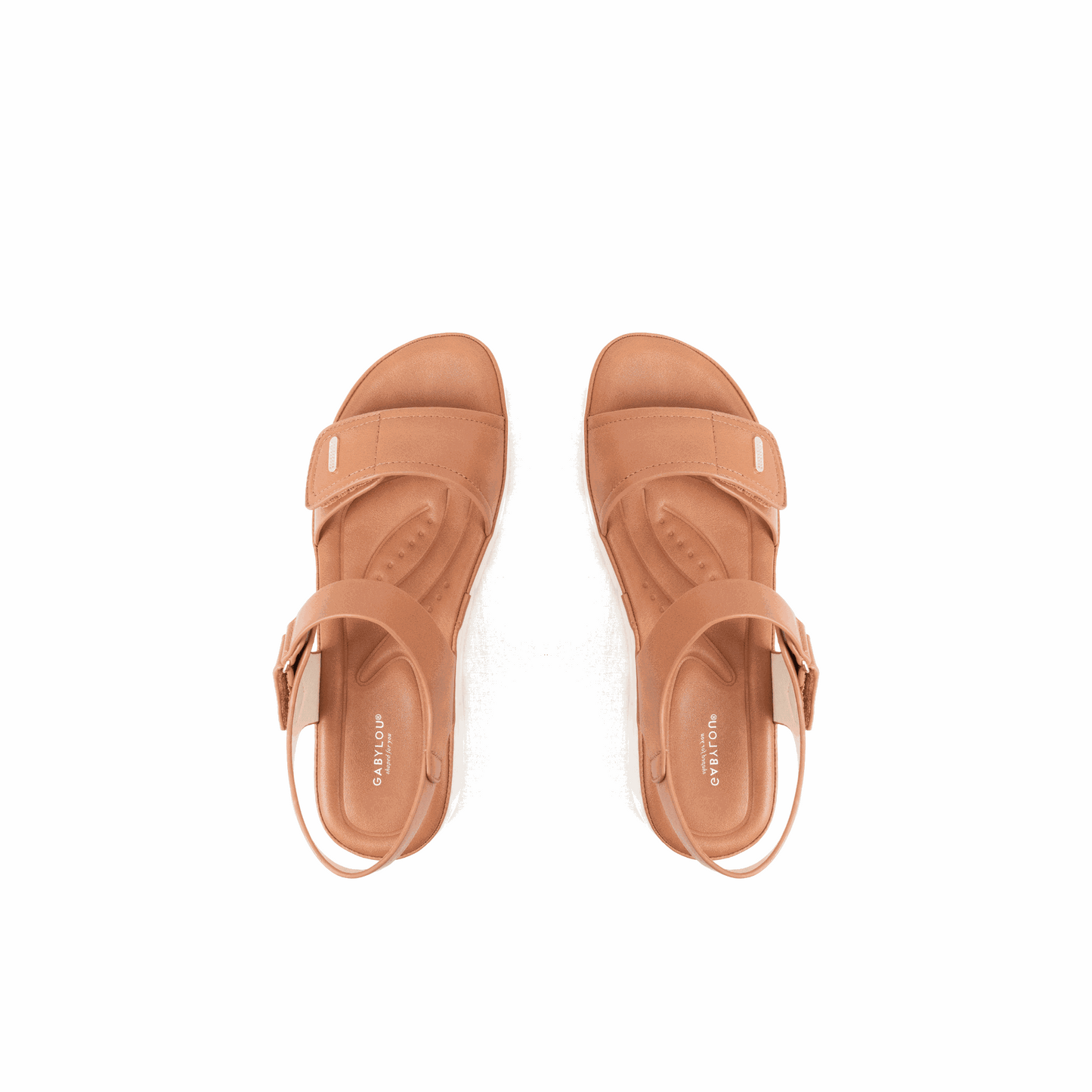 Sandales pieds larges ajustables H - Modele Mia