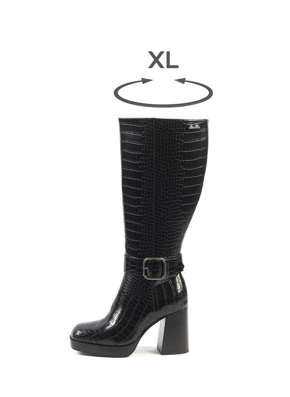 Bottes XL pour mollets larges - Modele Nina