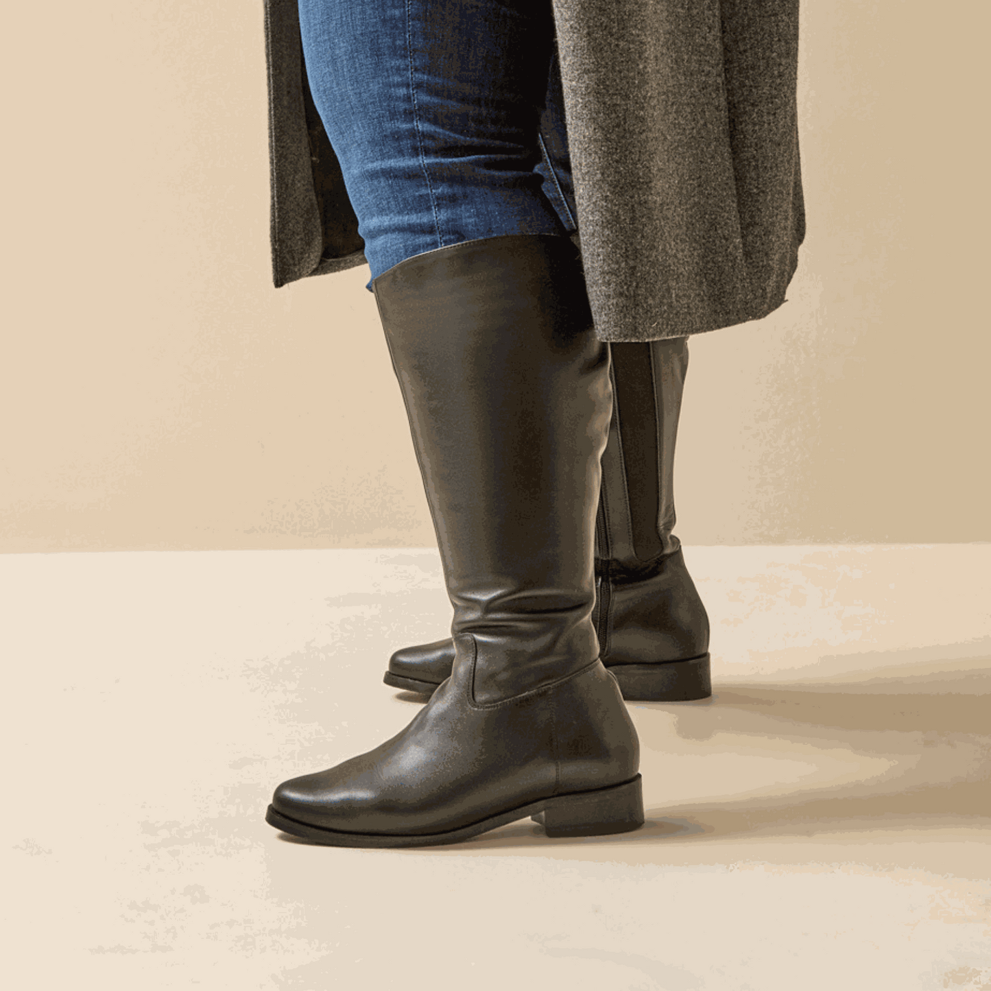 Bottes 2XL pour mollets larges - Modele Paris