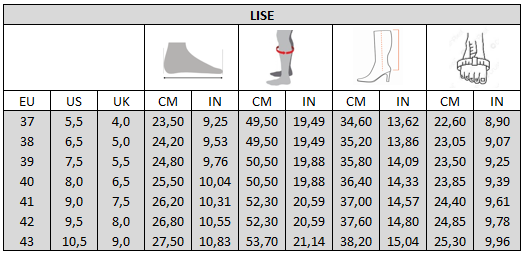 Bottes 3XL pour mollets larges - Modele Lise