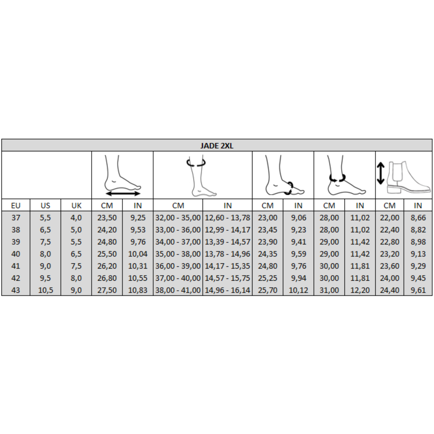 Bottillons 2XL pour chevilles larges - Modele Jade