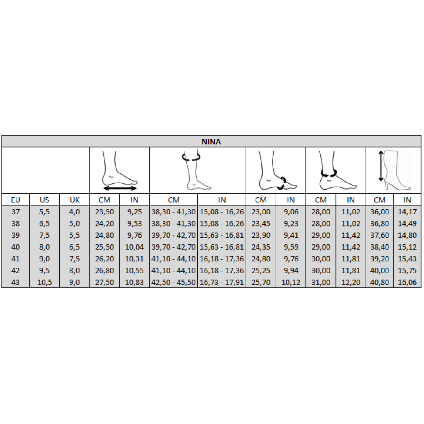 Bottes XL pour mollets larges - Modele Nina