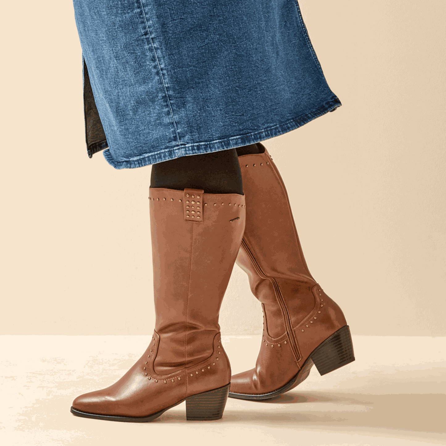 Bottes 3XL pour mollets larges - Modele Thelma