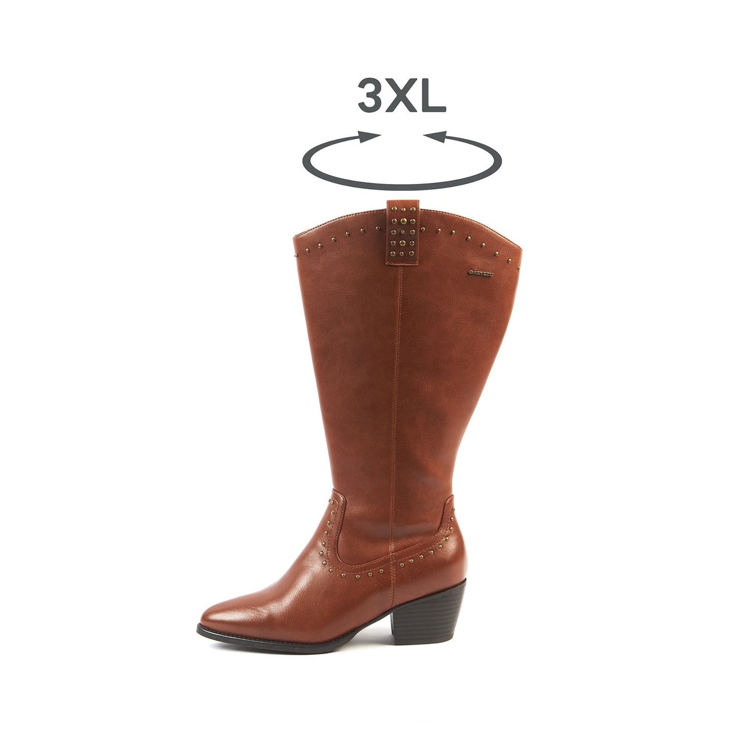Bottes 3XL pour mollets larges - Modele Thelma