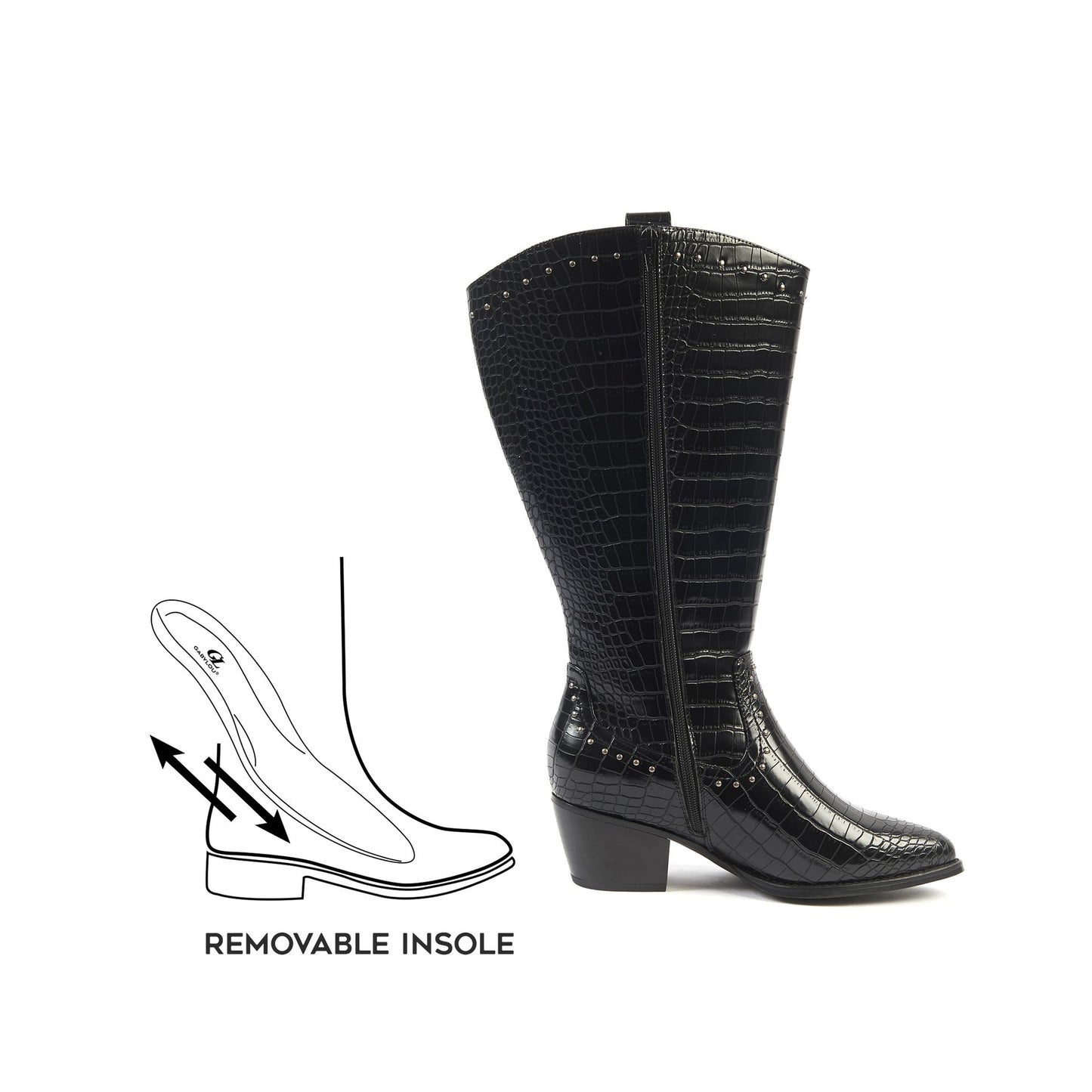 Bottes 3XL pour mollets larges - Modele Thelma