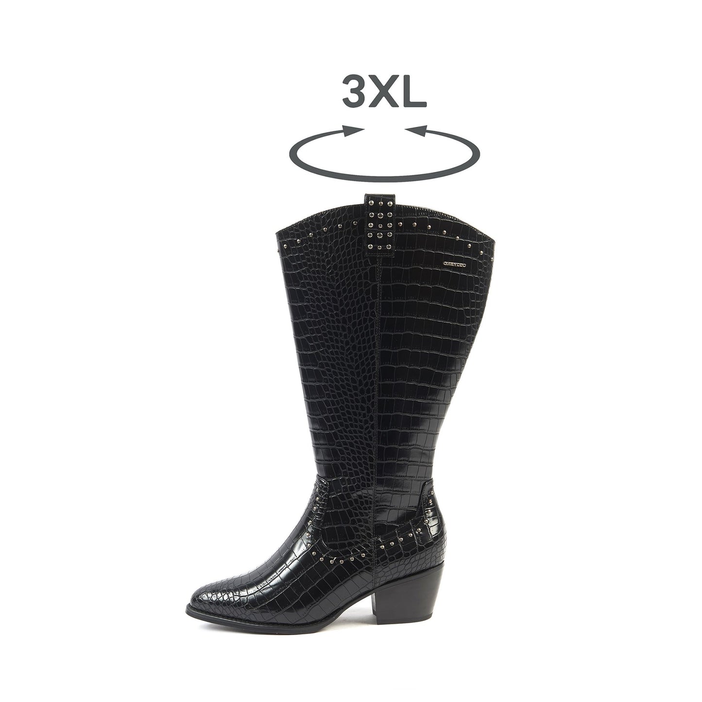Bottes 3XL pour mollets larges - Modele Thelma