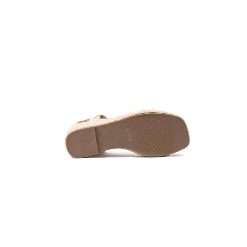 Sandales compensées pieds larges ajustables H - Modele Vic
