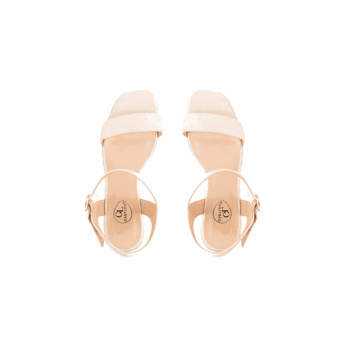 Sandales compensées pieds larges ajustables H - Modele Vic