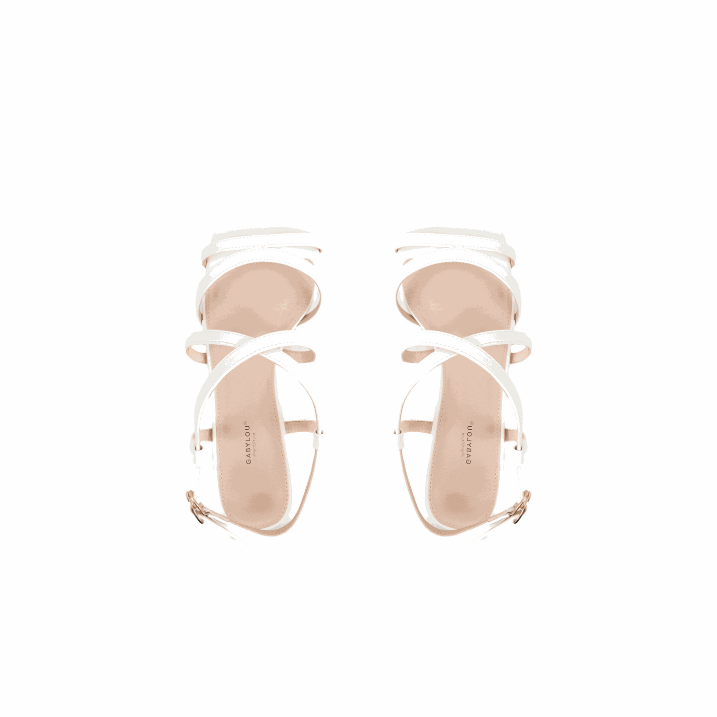 Sandales à talons pieds larges ajustables H - Modele Zoe