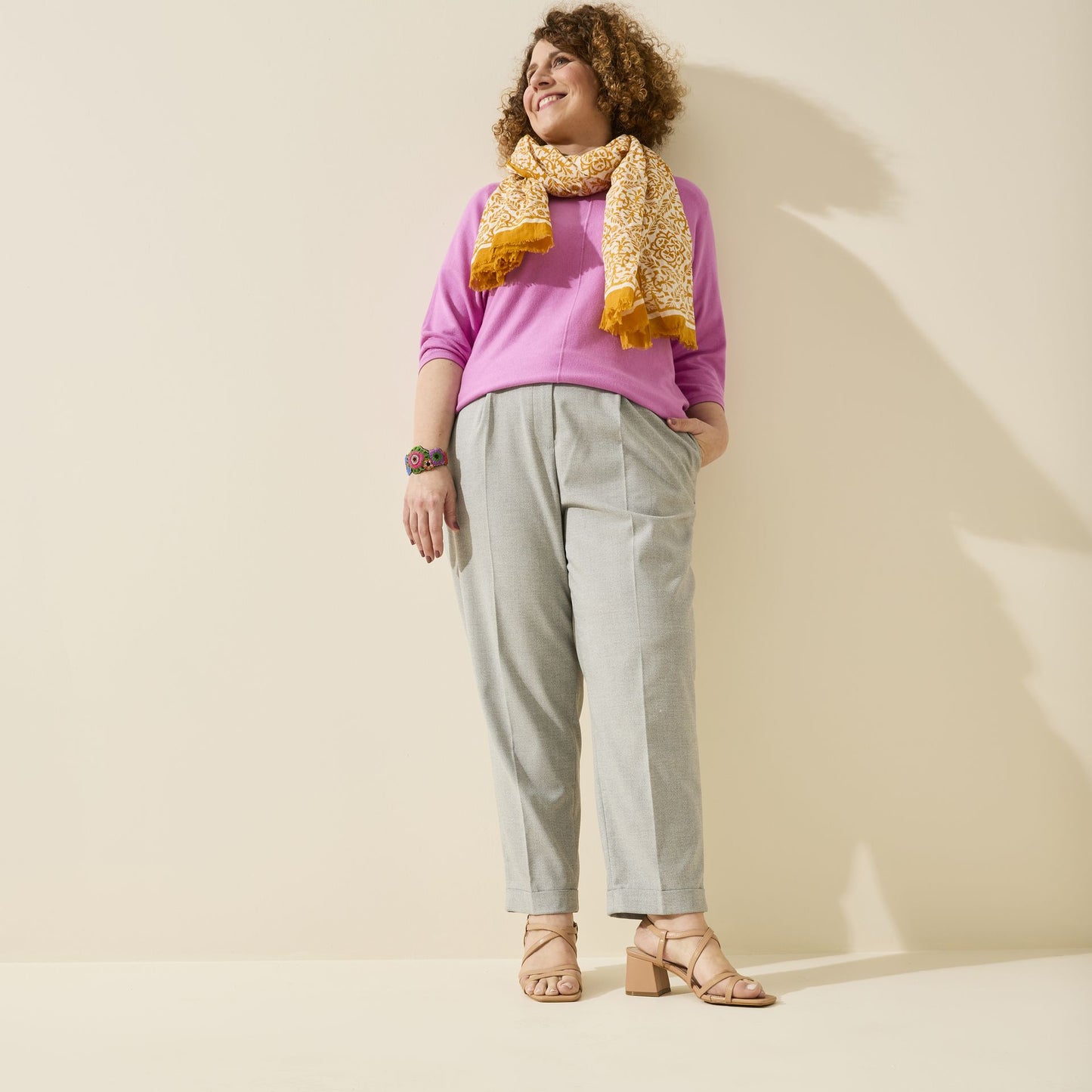 Sandales à talons pieds larges ajustables H - Modele Zoe