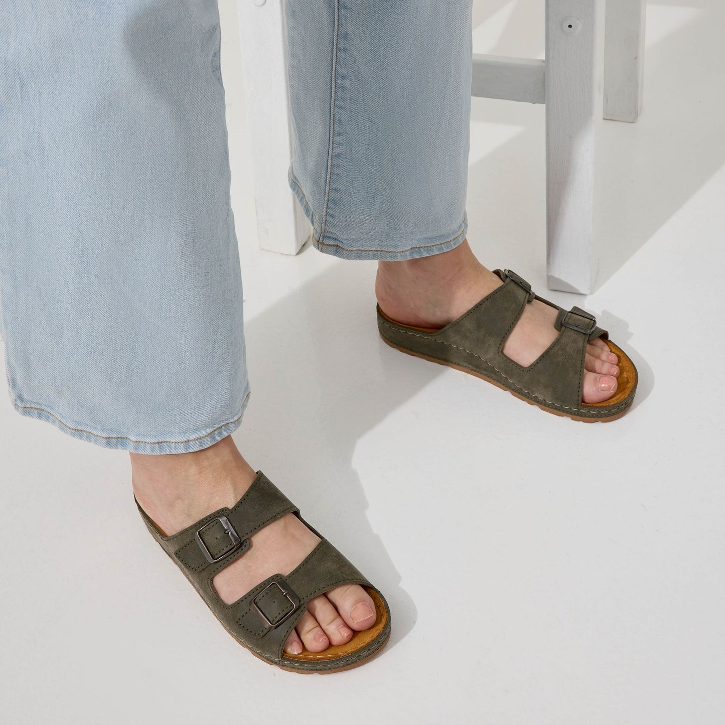 Sandales largeur H pour pieds larges - Modele Hibiscus