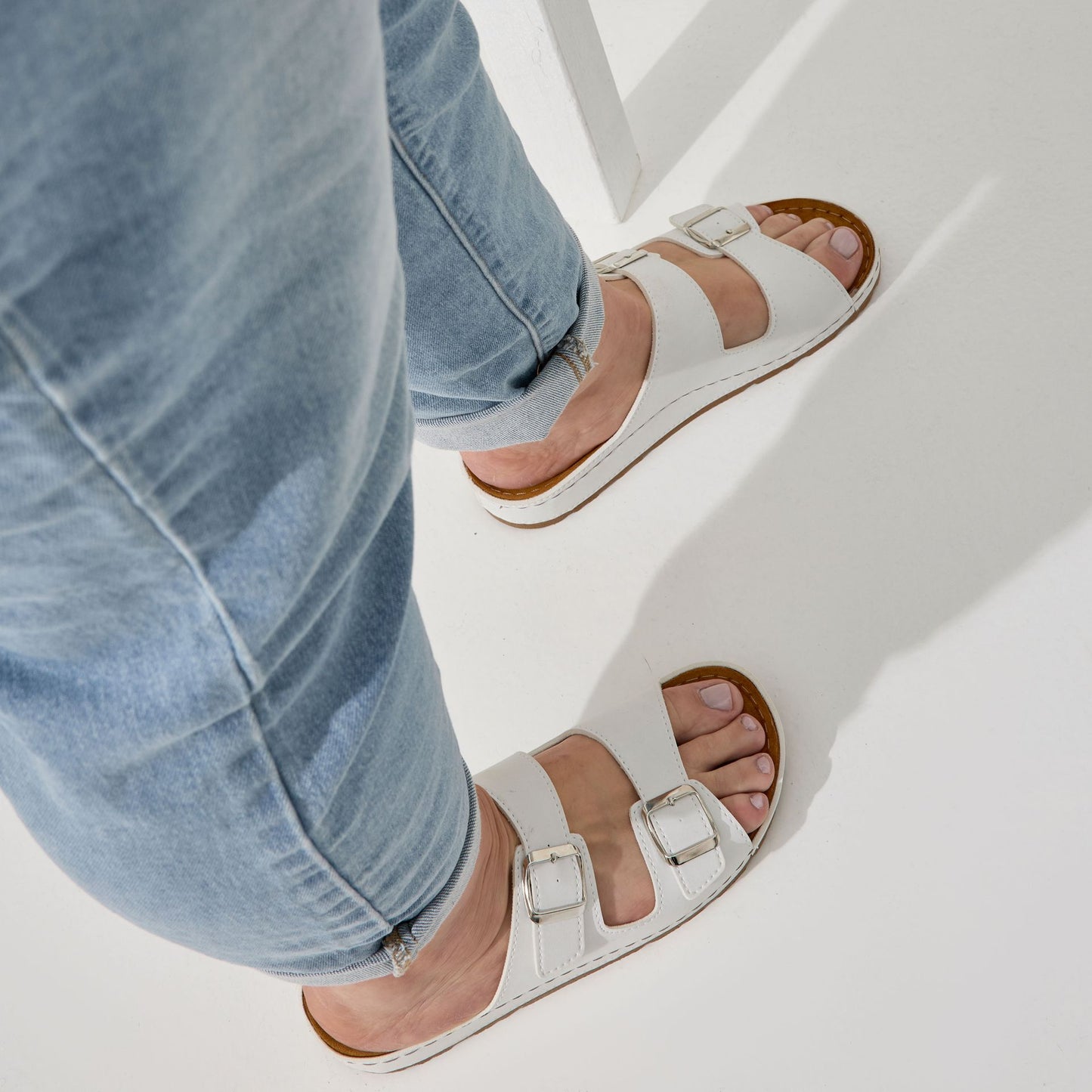 Sandales largeur H pour pieds larges - Modele Hibiscus