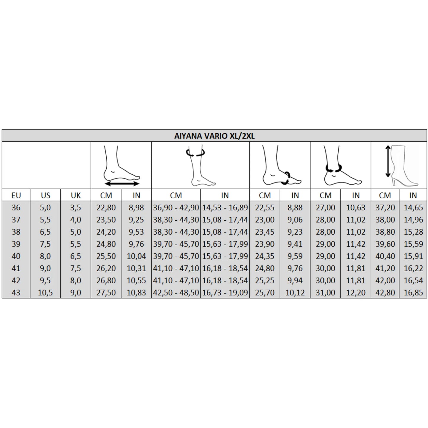 Bottes XL à mollet large - Modèle Aiyana
