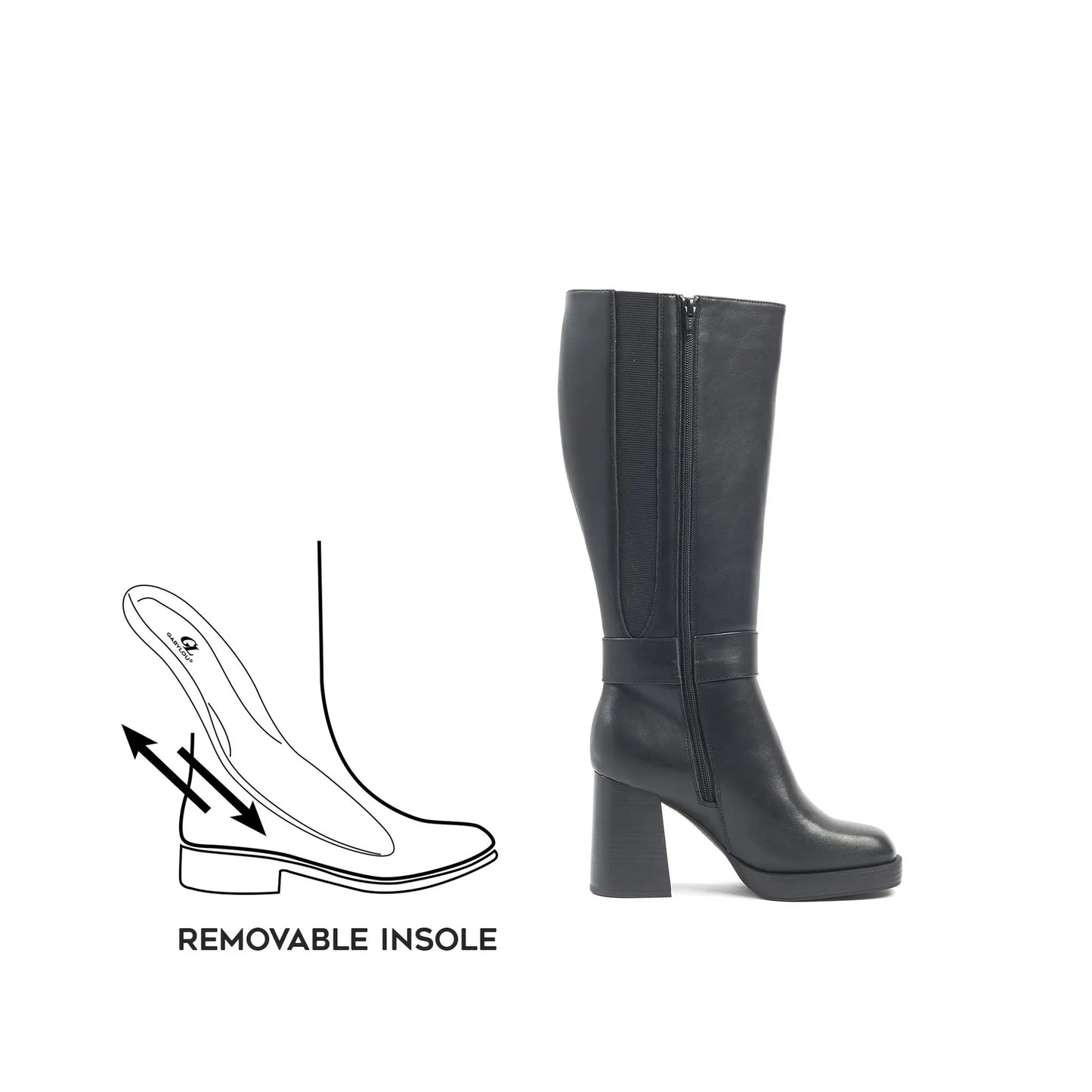 Bottes XL pour mollets larges - Modele Nina