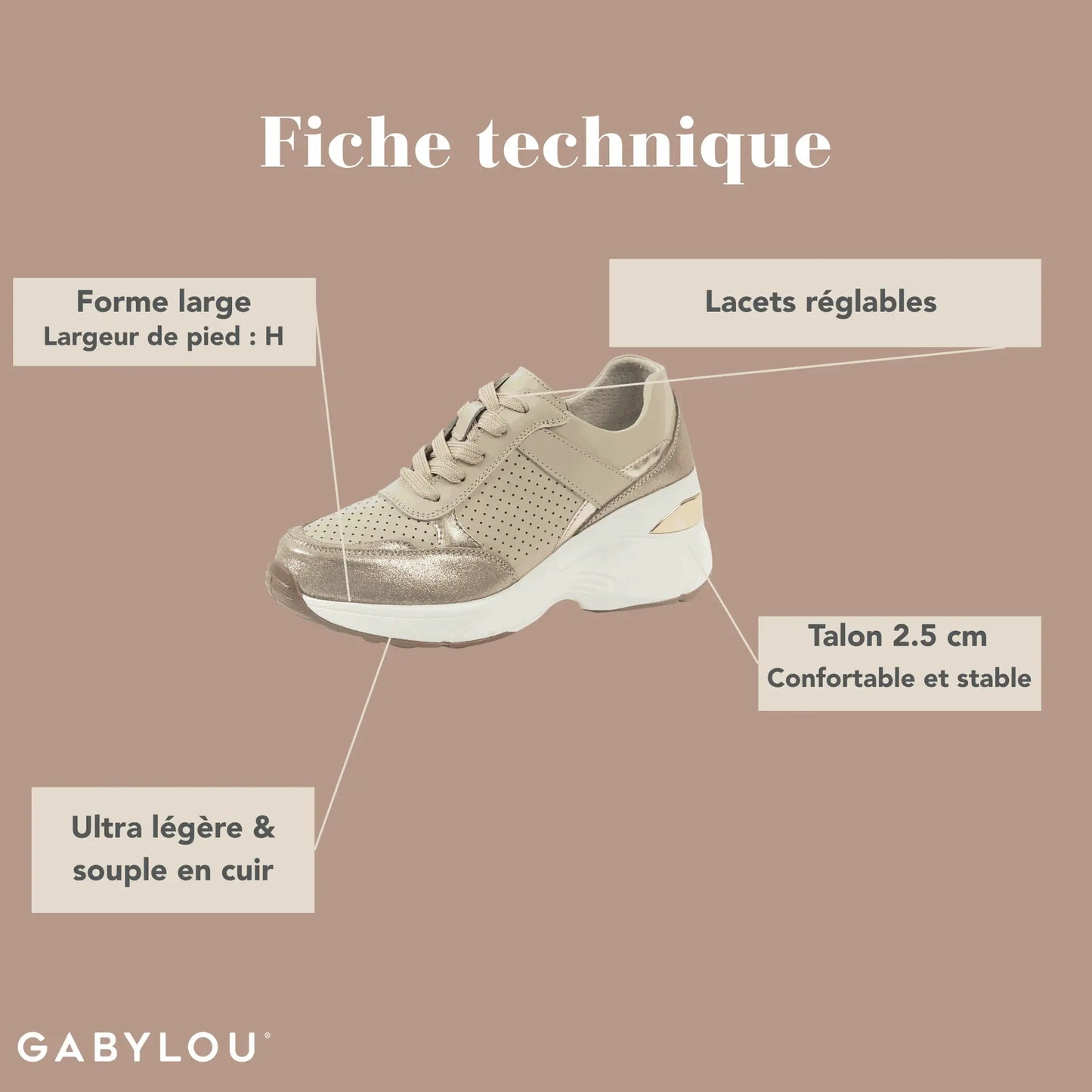 Sneakers - Modele Julie