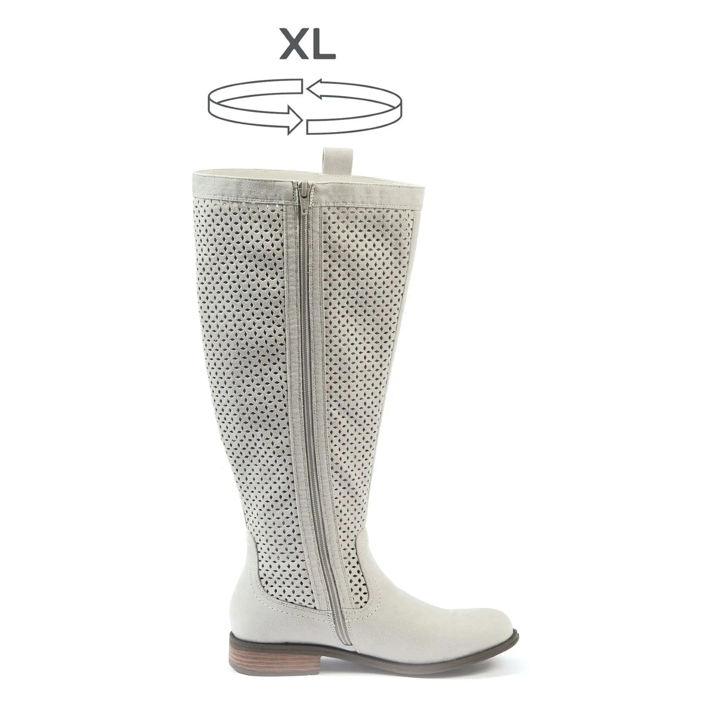 Bottes XL pour mollets larges - Modele Colette