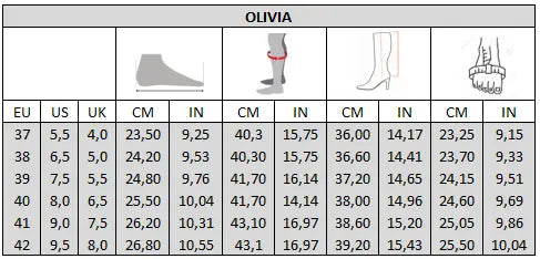 XL wide calf boots - Olivia model