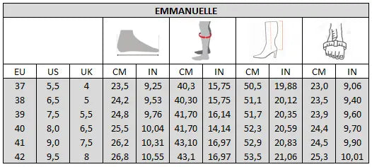 XL wide calf boots - Emmanuelle model